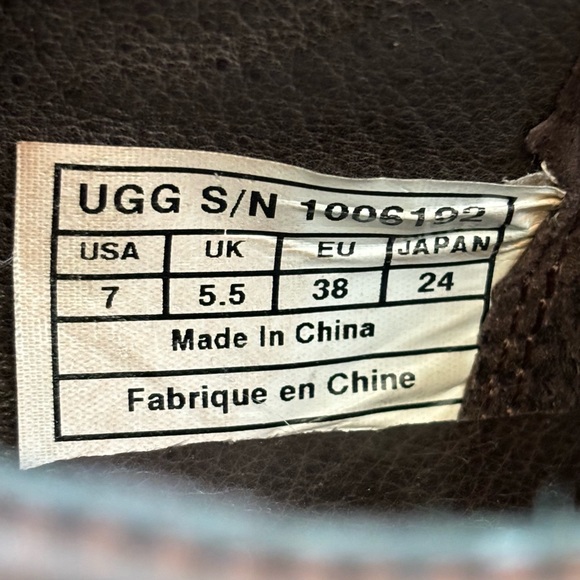 UGG Brown Leather Oxfords - Picture 4 of 5